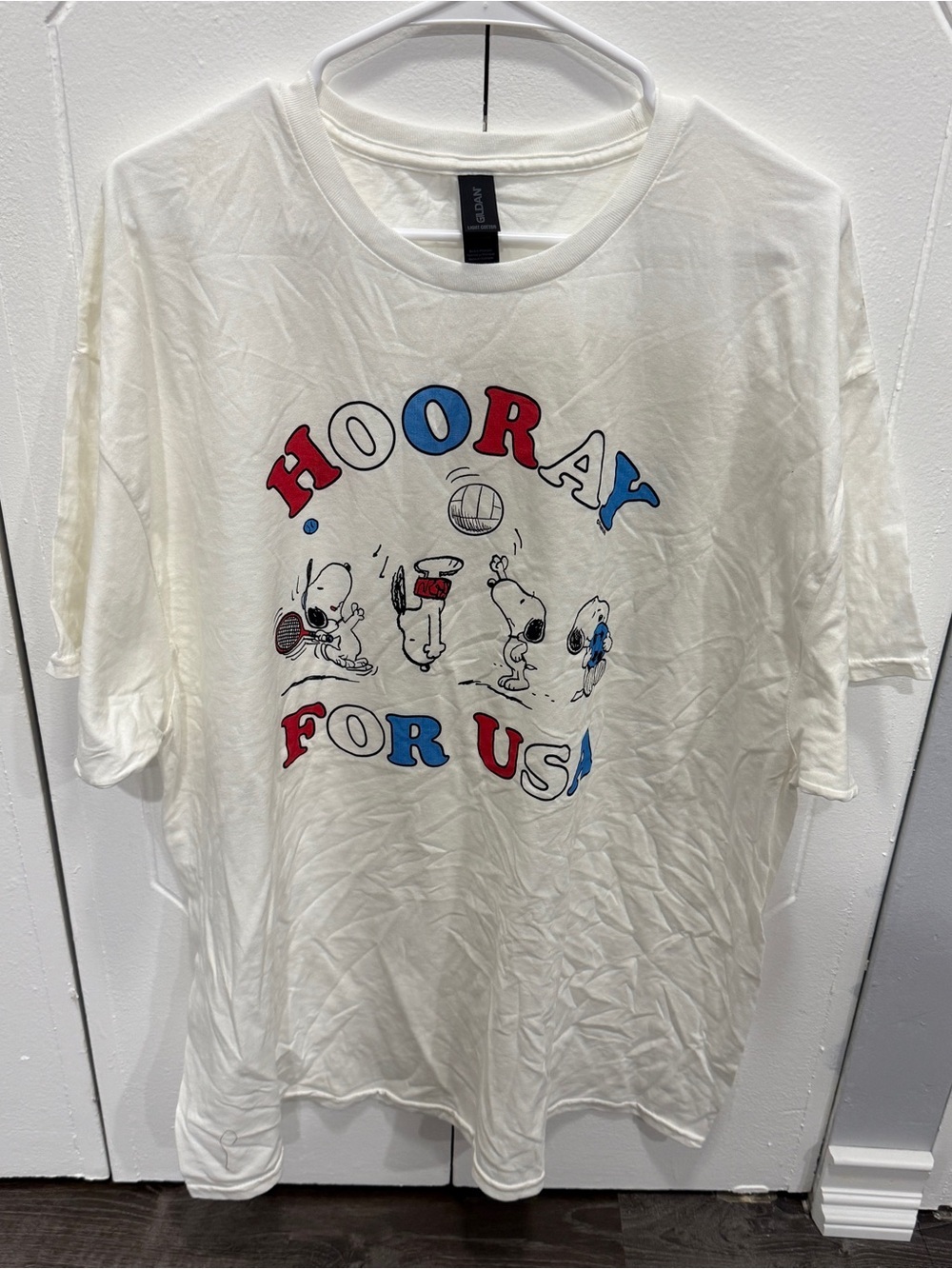 Gildan Snoopy Patriotic Short Sleeve